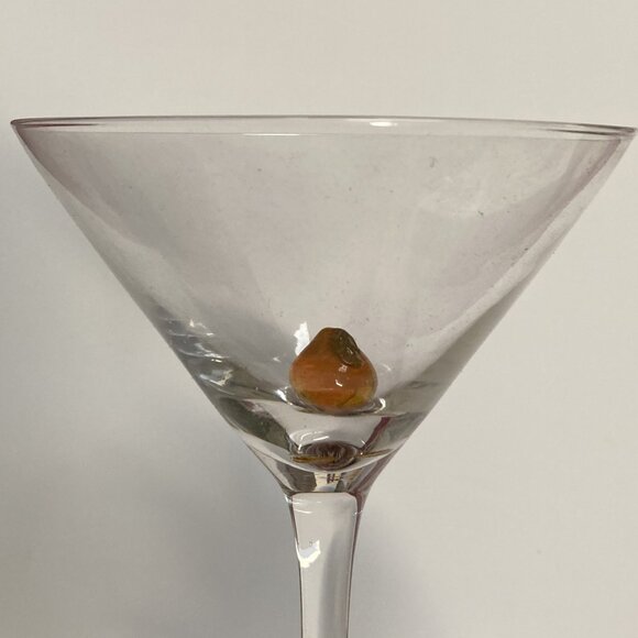 Martini Glasses by Potpourri Designs, Set of 8, Vintage, Handmade - Picture 4 of 9